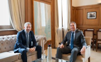 FRIGERIO Y SANTILLI MANTUVIERON UNA REUNIÓN DE TRABAJO EN CASA ROSADA POR EL PRESUPUESTO 2027 Y OBRAS ESTRATÉGICAS PARA ENTRE RÍOS