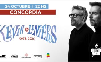KEVIN JOHANSEN Y LINIERS LLEGAN POR PRIMERA VEZ A CONCORDIA CON SU ESPECTÁCULO DE MÚSICA Y DIBUJOS EN VIVO